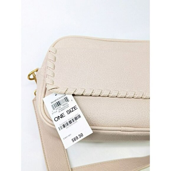 Style & Co Whip-Stitch Camera Crossbody in Alabaster (MSRP $70) - Picture 4 of 6
